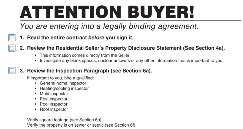 Making an Offer